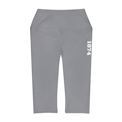 Yoga Capri Leggings - Grey