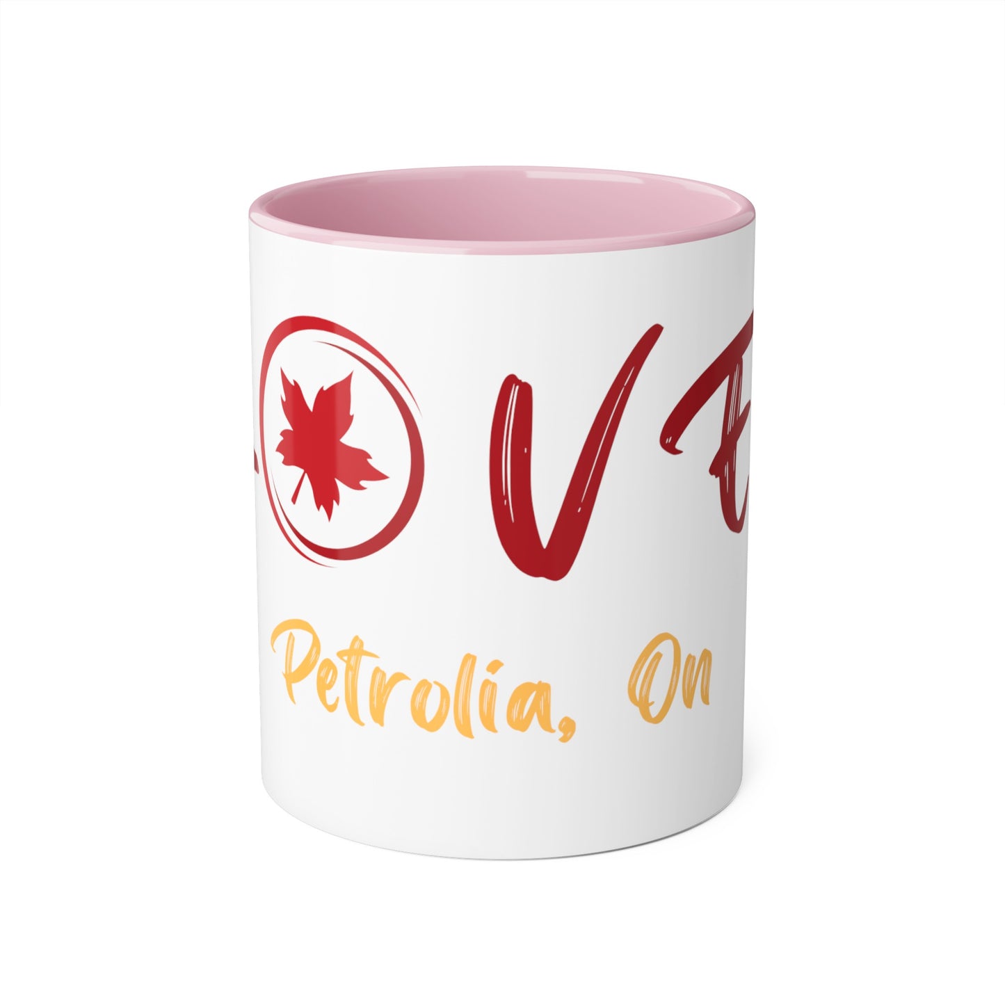 Love Petrolia Accent Mugs, 11oz