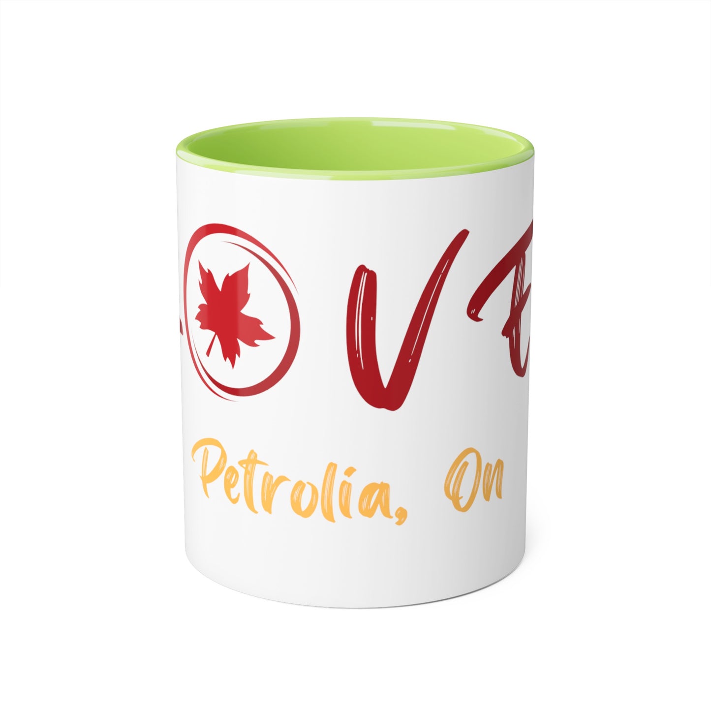 Love Petrolia Accent Mugs, 11oz