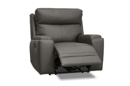 Arlo 41.3" Power Reclining Chair with Power Headrest in Leather Match - Available in 2 Colours