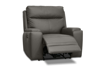 Arlo 41.3" Power Reclining Chair with Power Headrest in Leather Match - Available in 2 Colours