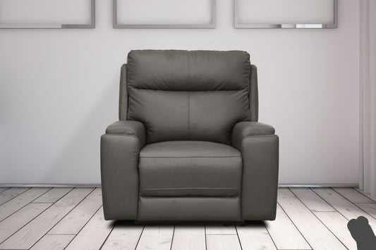 Arlo 41.3" Power Reclining Chair with Power Headrest in Leather Match - Available in 2 Colours