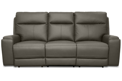 Arlo 87" Power Reclining Sofa with Power Headrest in Leather Match - Available in 2 Colours