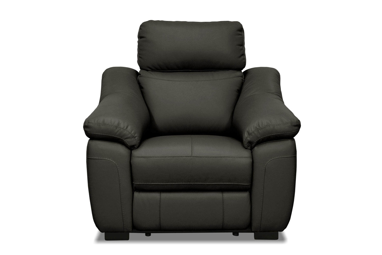 Levoluxe Chair Maverick 42" Power Reclining Chair with Power Headrest in Dark Chocolate Leather Match