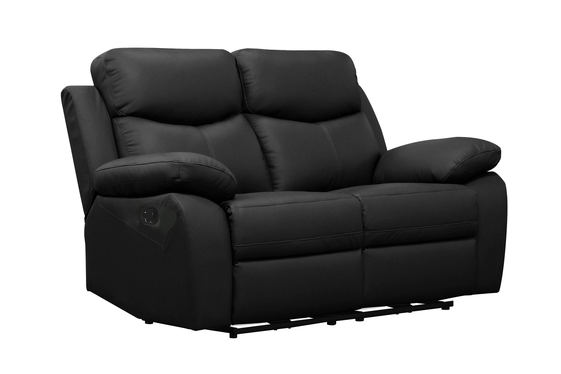 Levoluxe Loveseat Aveon 62" Pillow Top Arm Reclining Loveseat in Leather Match - Available in 2 Colours