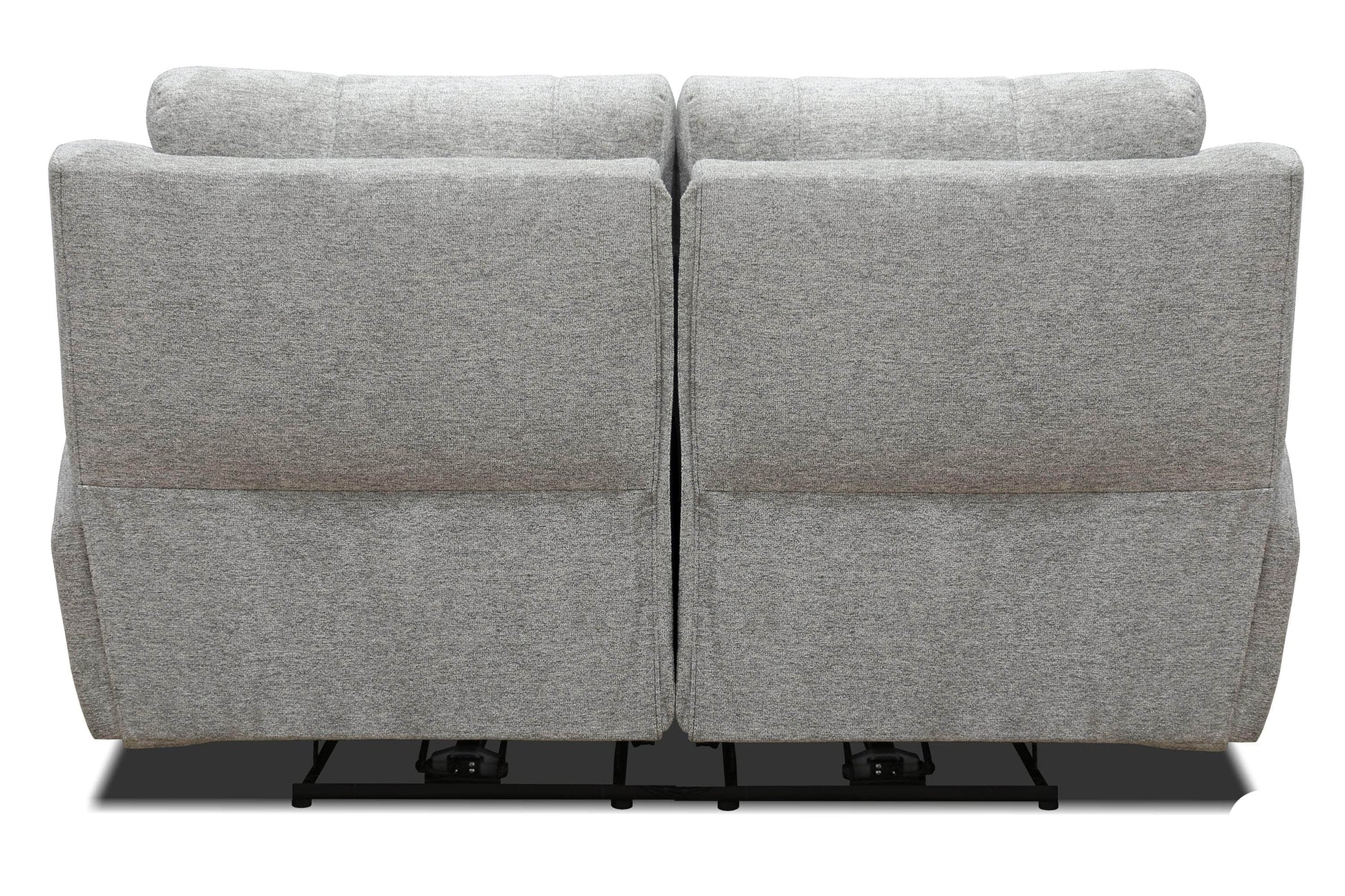 Levoluxe Loveseat Sentinel 65" Power Reclining Loveseat with Power Headrest in Tweed Ash Fabric