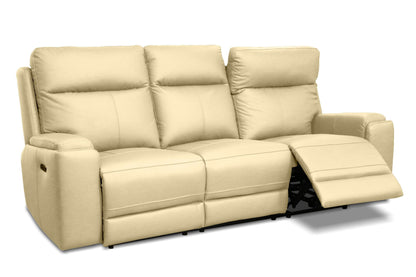 Levoluxe Sofa Arlo 87" Power Reclining Sofa with Power Headrest in Leather Match - Available in 2 Colours