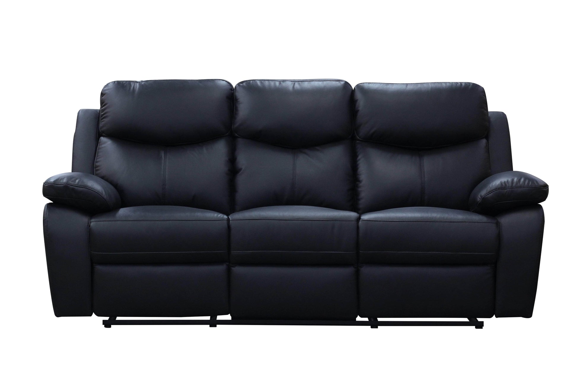 Levoluxe Aveon 83" Pillow Top Arm Reclining Sofa in Leather Match - Available in 2 Colours