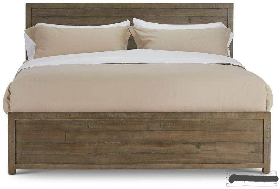 Rustic Classics King Whistler Reclaimed Wood Platform Bed in Grey - Available in 2 Sizes