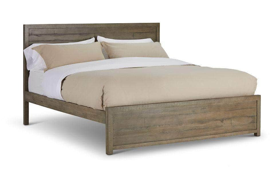 Rustic Classics Whistler Reclaimed Wood Platform Bed in Grey - Available in 2 Sizes