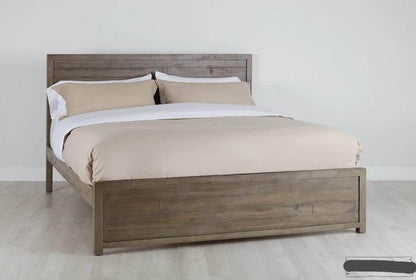 Rustic Classics Whistler Reclaimed Wood Platform Bed in Grey - Available in 2 Sizes