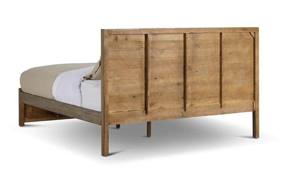 Rustic Classics Whistler Reclaimed Wood Platform Bed in Grey - Available in 2 Sizes