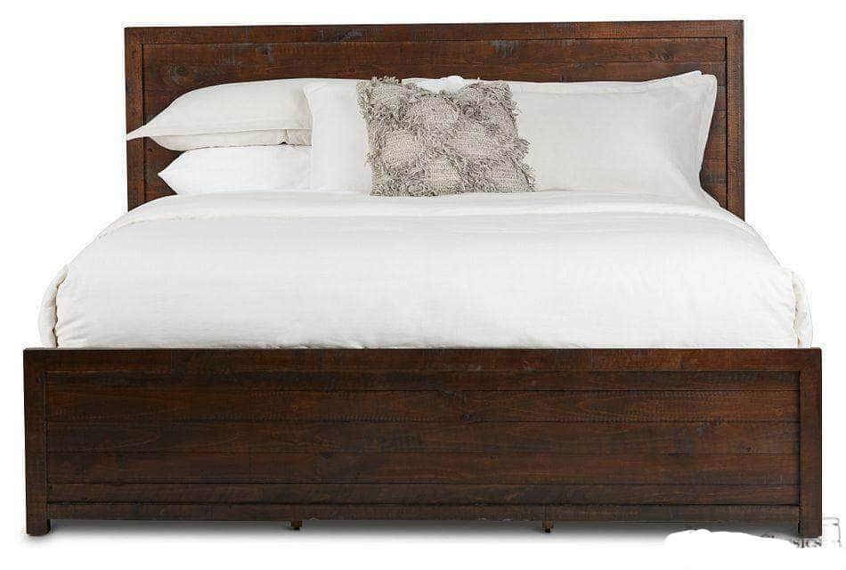 Rustic Classics Whistler Reclaimed Wood Platform Bed with 4 Storage Drawers in Brown – Available in 2 Sizes