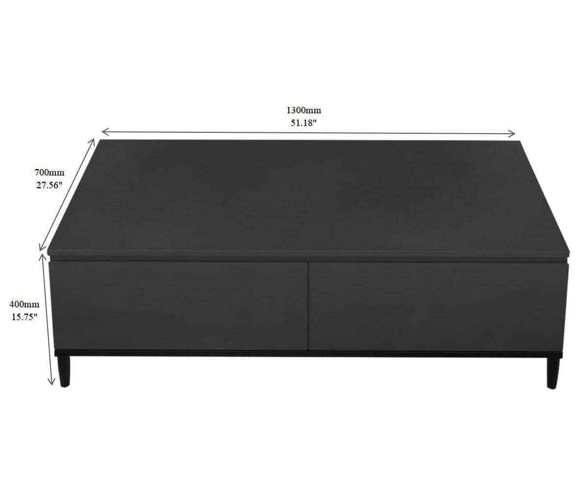 True Contemporary Edwin Grey Coffee Table