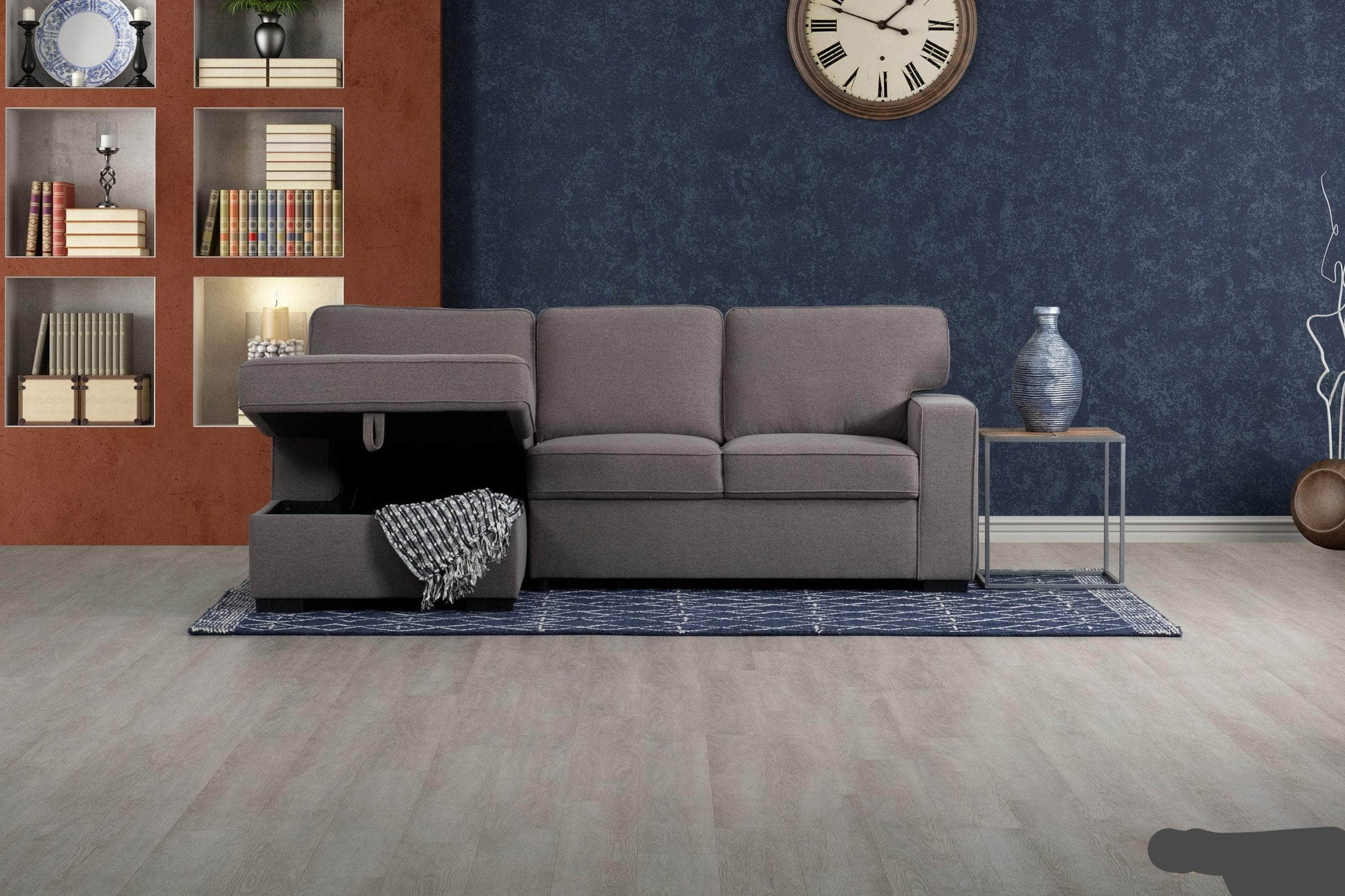 Urban Cali Sectional Sofa Left Facing Chaise Santa Cruz Sectional Sofa