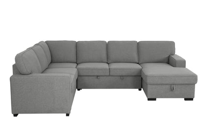 Urban Cali Sectional Sofa Santa Cruz Large Sleeper Sectional Sofa Bed with Storage Chaise