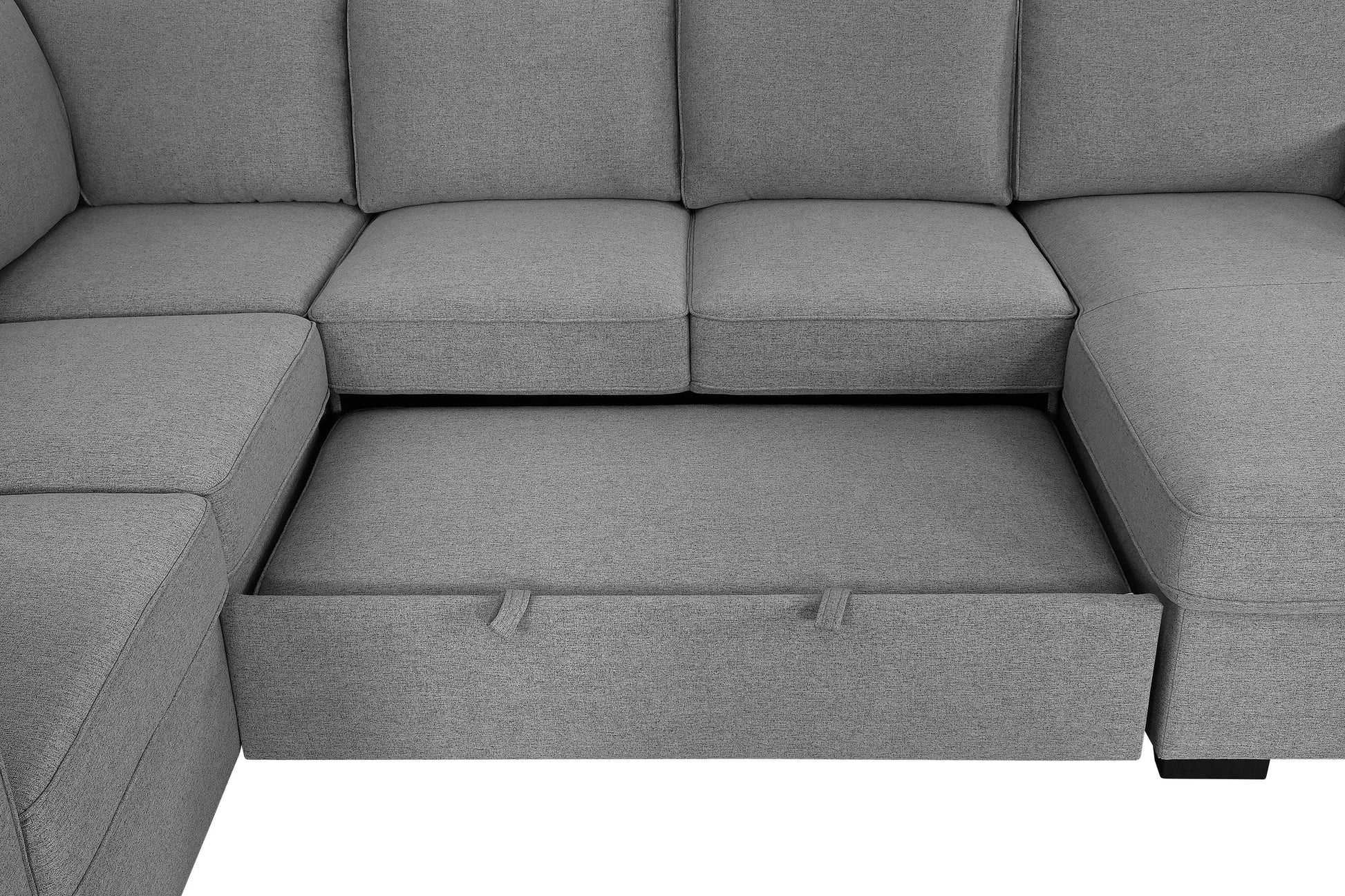 Urban Cali Sectional Sofa Santa Cruz Large Sleeper Sectional Sofa Bed with Storage Chaise