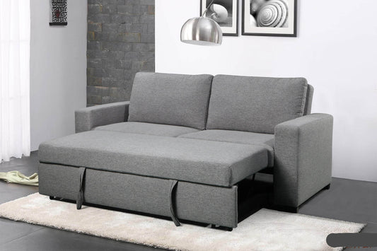 Urban Cali Sleeper Sectional Eureka Sleeper Sofa Bed in Solis Grey