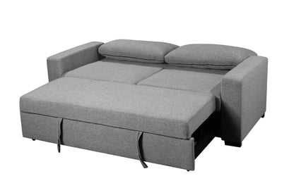 Urban Cali Sleeper Sectional Eureka Sleeper Sofa Bed in Solis Grey