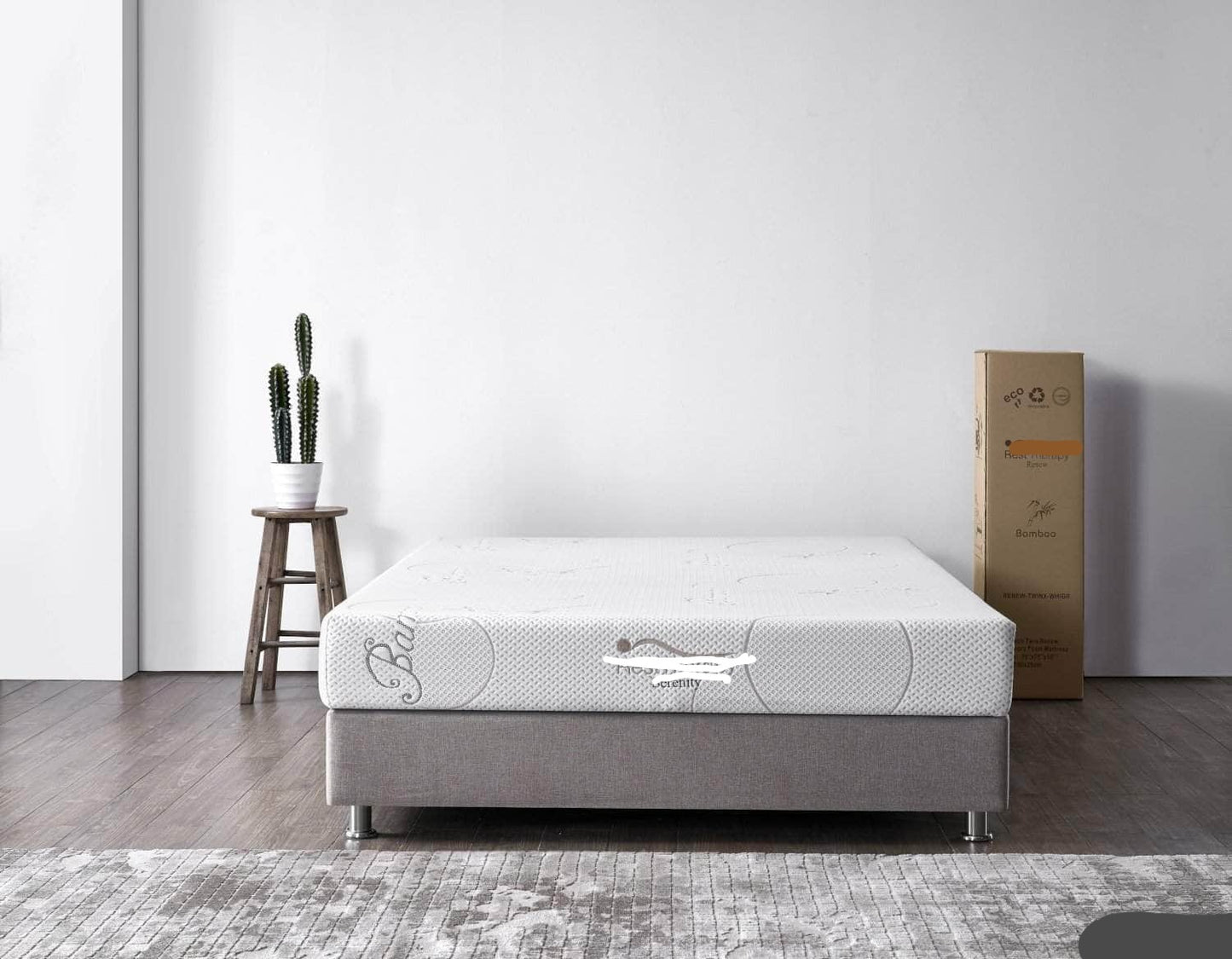 Rest Therapy Mattress 8 Inch Serenity Bamboo Memory Foam Mattress - Available in 4 Sizes