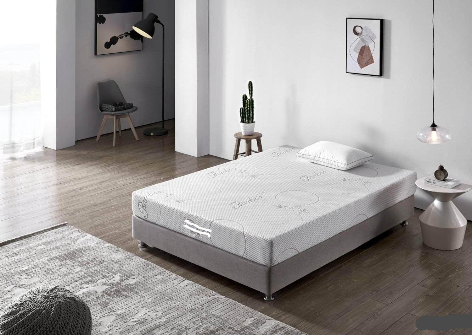 Rest Therapy Mattress 8 Inch Serenity Bamboo Memory Foam Mattress - Available in 4 Sizes