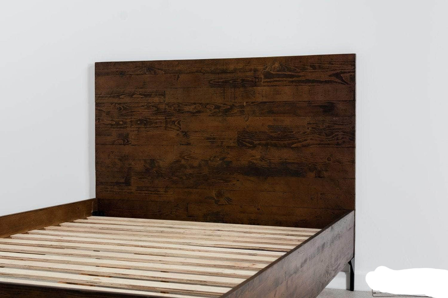 Rustic Classics Bed Blackcomb Reclaimed Wood and Metal Platform Bed in Coffee Bean - Available in 2 Sizes