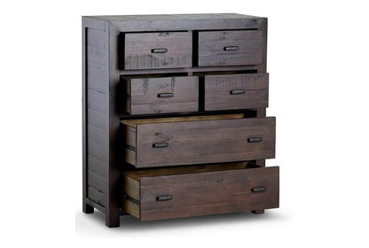 Rustic Classics Drawer Chest Whistler Reclaimed Wood 6 Drawer Chest in Brown