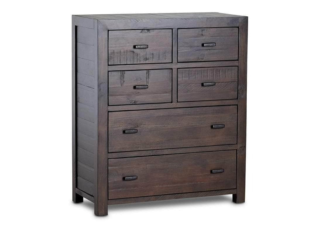 Rustic Classics Drawer Chest Whistler Reclaimed Wood 6 Drawer Chest in Brown