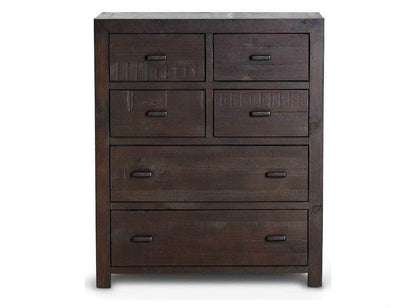 Rustic Classics Drawer Chest Whistler Reclaimed Wood 6 Drawer Chest in Brown