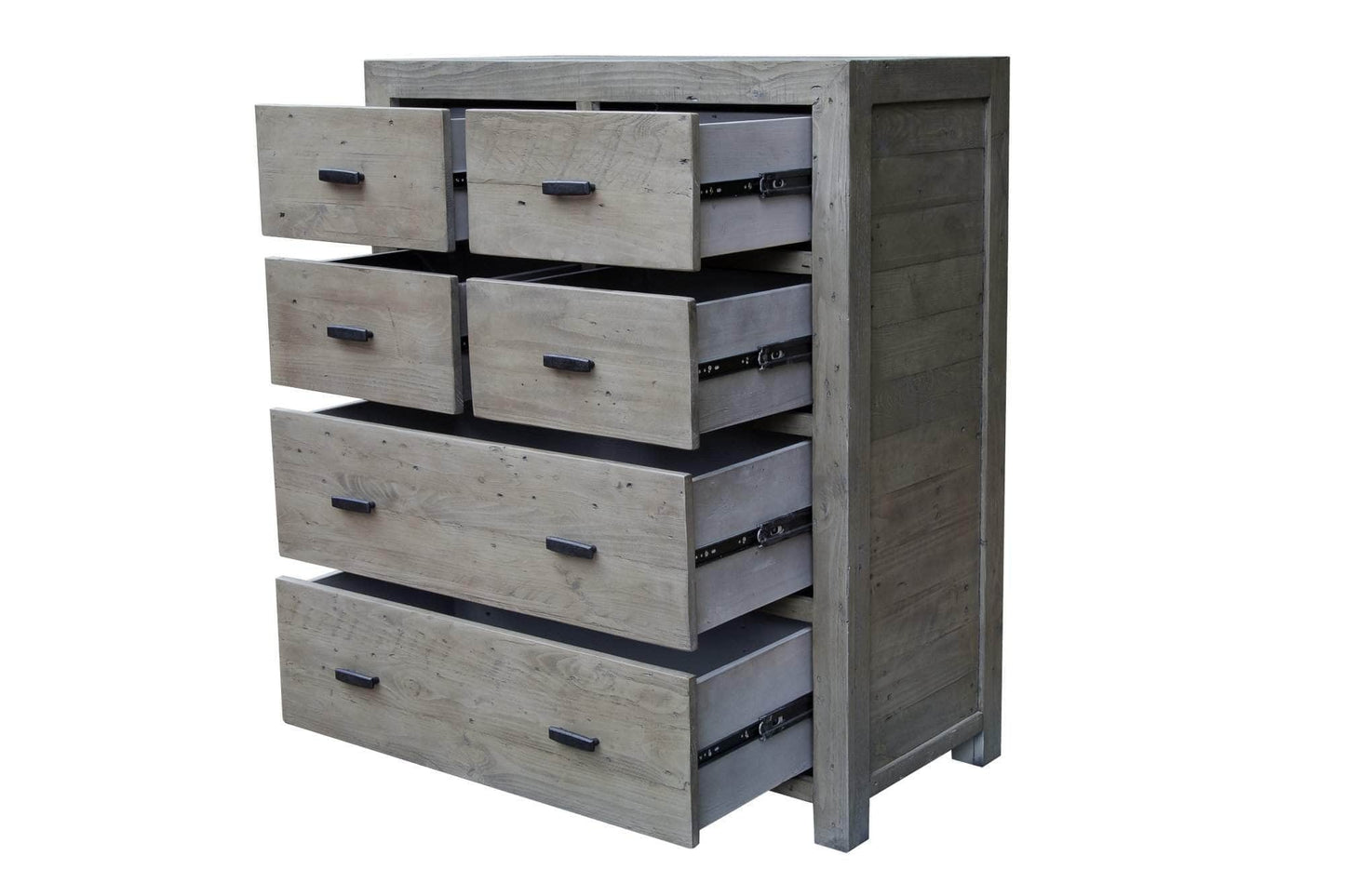 Rustic Classics Drawer Chest Whistler Reclaimed Wood 6 Drawer Chest in Grey