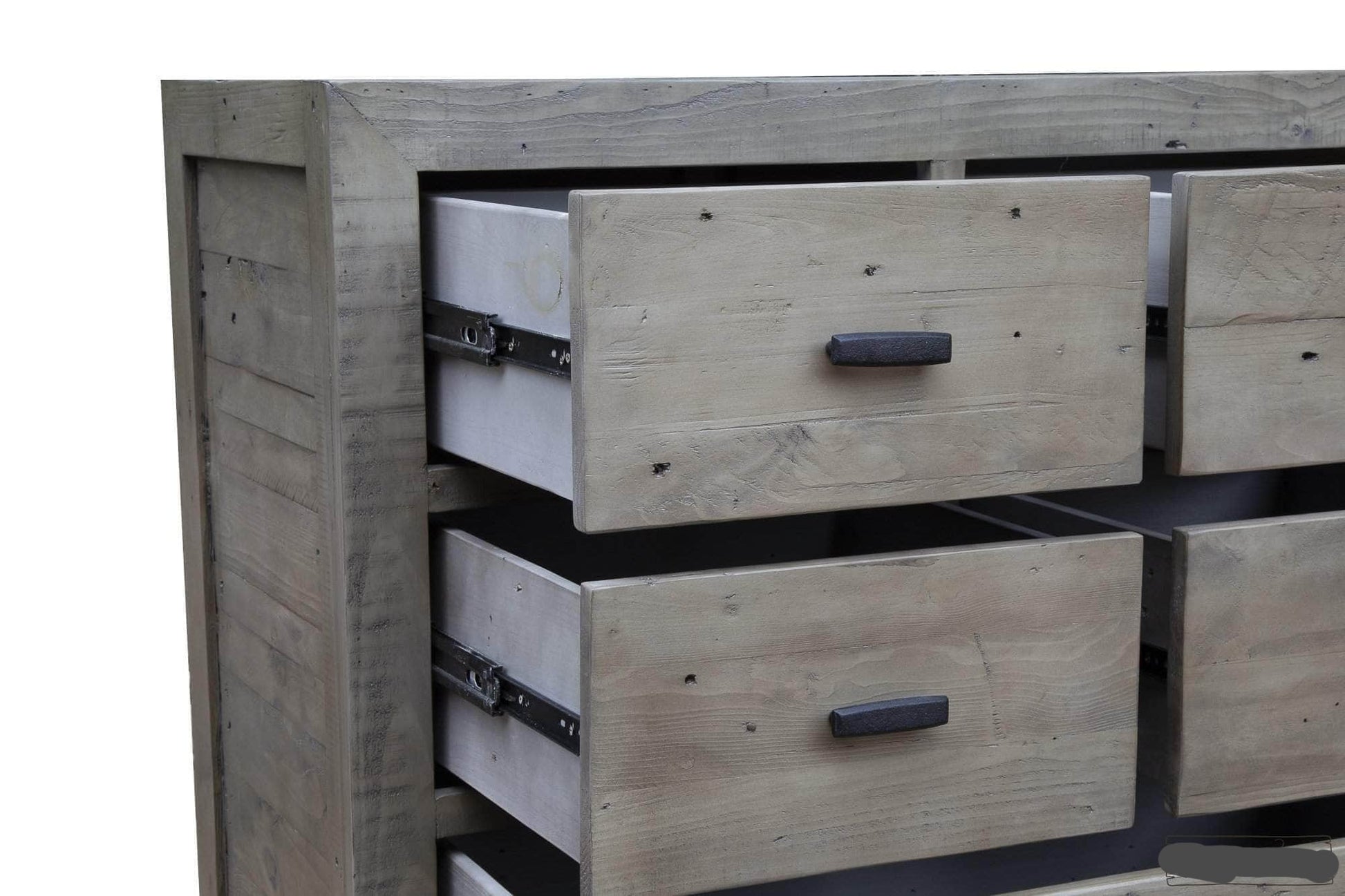 Rustic Classics Drawer Chest Whistler Reclaimed Wood 6 Drawer Chest in Grey