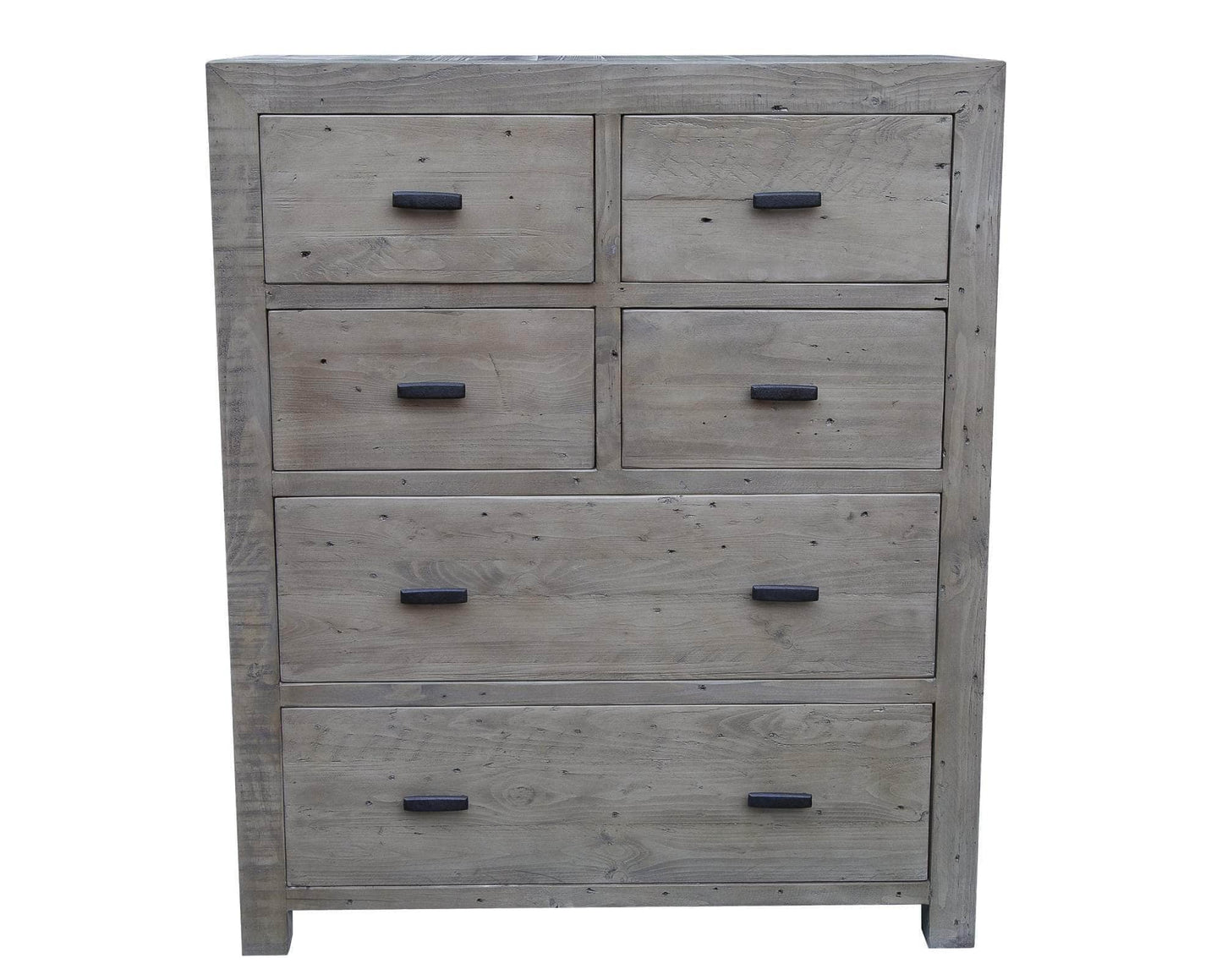 Rustic Classics Drawer Chest Whistler Reclaimed Wood 6 Drawer Chest in Grey