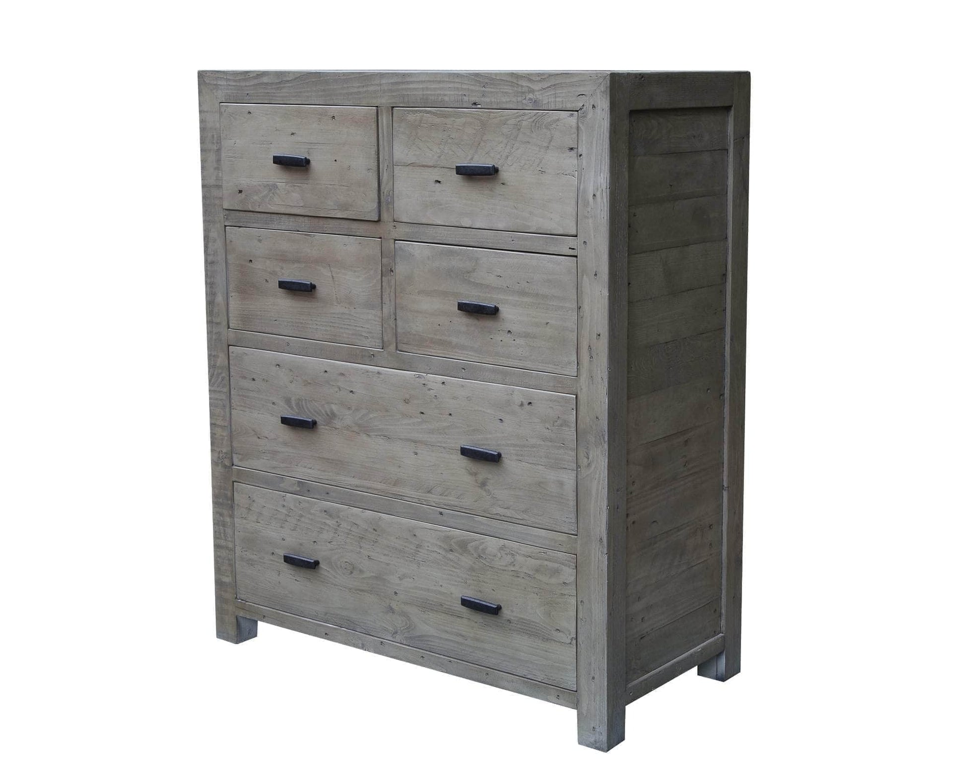 Rustic Classics Drawer Chest Whistler Reclaimed Wood 6 Drawer Chest in Grey