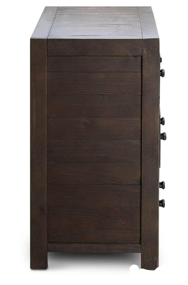 Rustic Classics Dresser Whistler Reclaimed Wood 7 Drawer Dresser in Brown