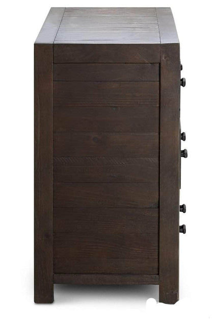 Rustic Classics Dresser Whistler Reclaimed Wood 7 Drawer Dresser in Brown