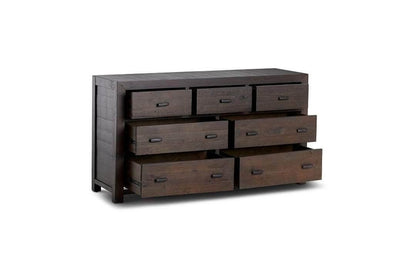 Rustic Classics Dresser Whistler Reclaimed Wood 7 Drawer Dresser in Brown