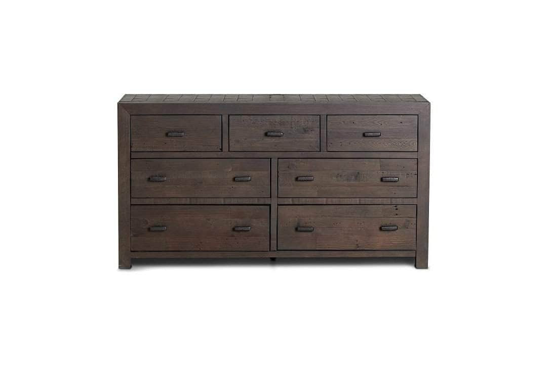 Rustic Classics Dresser Whistler Reclaimed Wood 7 Drawer Dresser in Brown