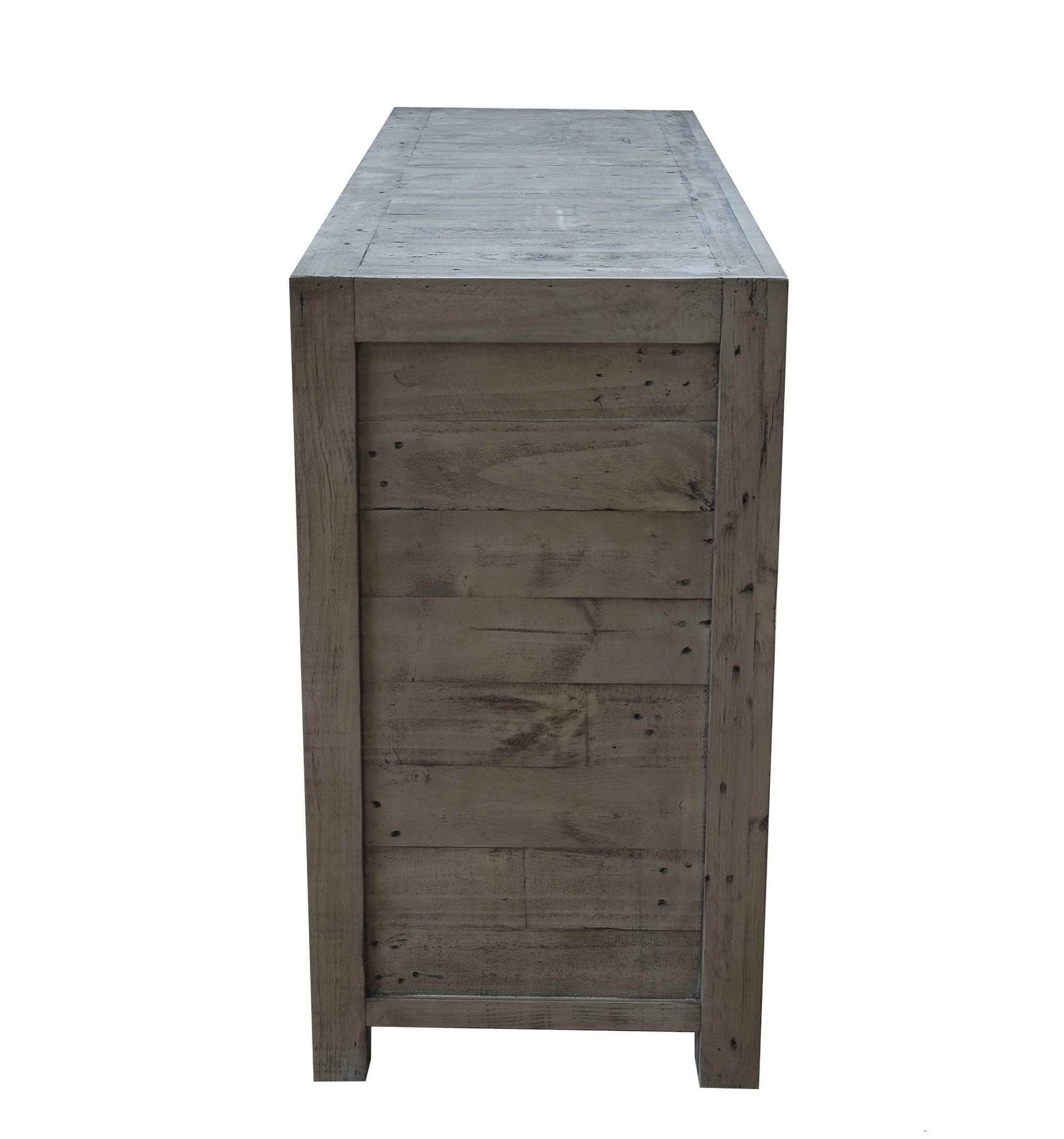 Rustic Classics Dresser Whistler Reclaimed Wood 7 Drawer Dresser in Grey