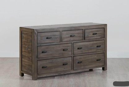 Rustic Classics Dresser Whistler Reclaimed Wood 7 Drawer Dresser in Grey