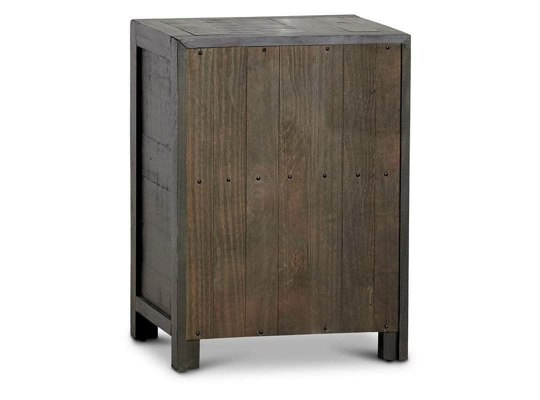 Rustic Classics Nightstand Whistler Reclaimed Wood 3 Drawer Nightstand in Brown