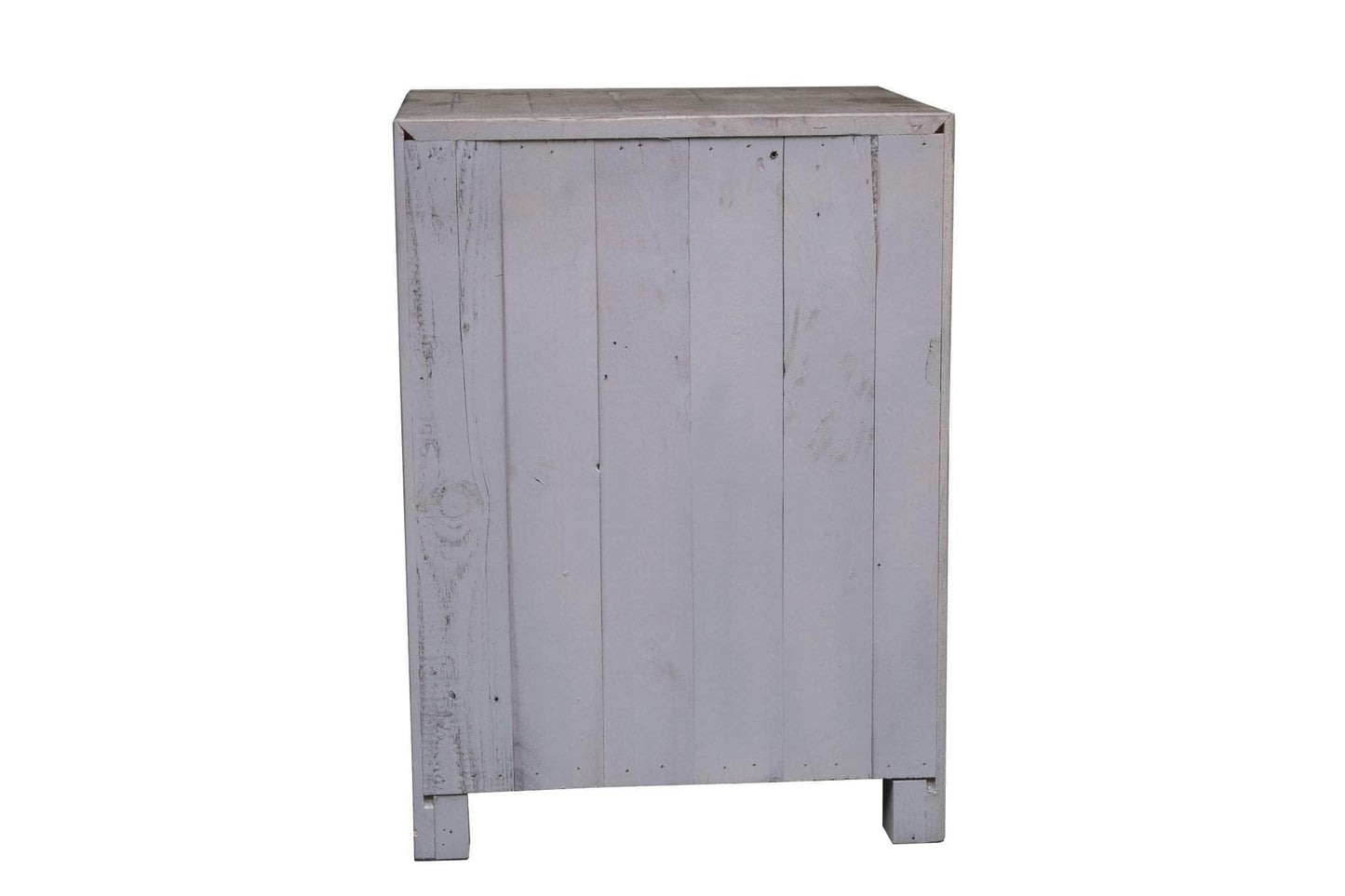 Rustic Classics Nightstand Whistler Reclaimed Wood 3 Drawer Nightstand in Grey