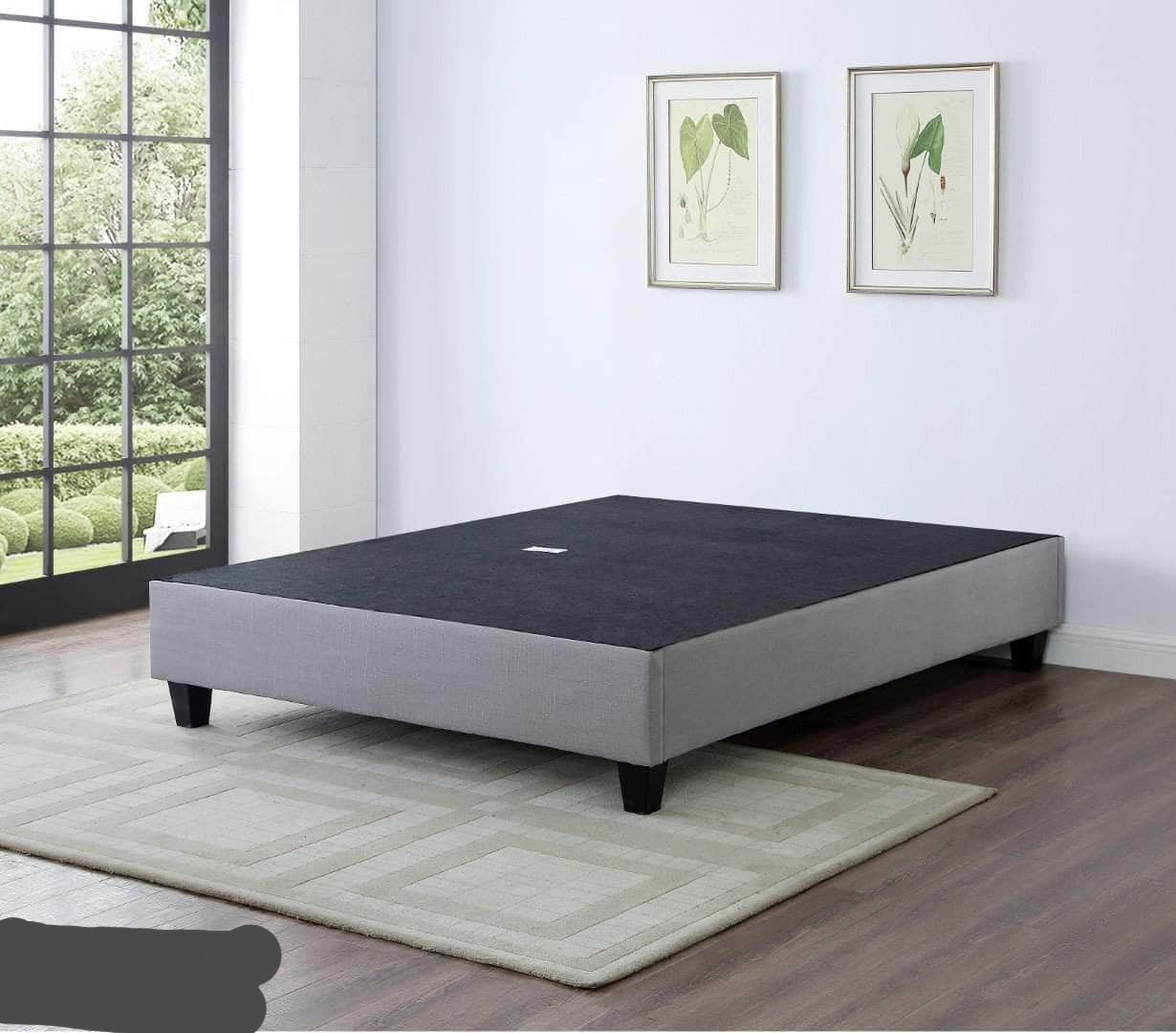 True Contemporary Bed Twin EZ Base Foundation Platform Bed - Available in 4 Sizes