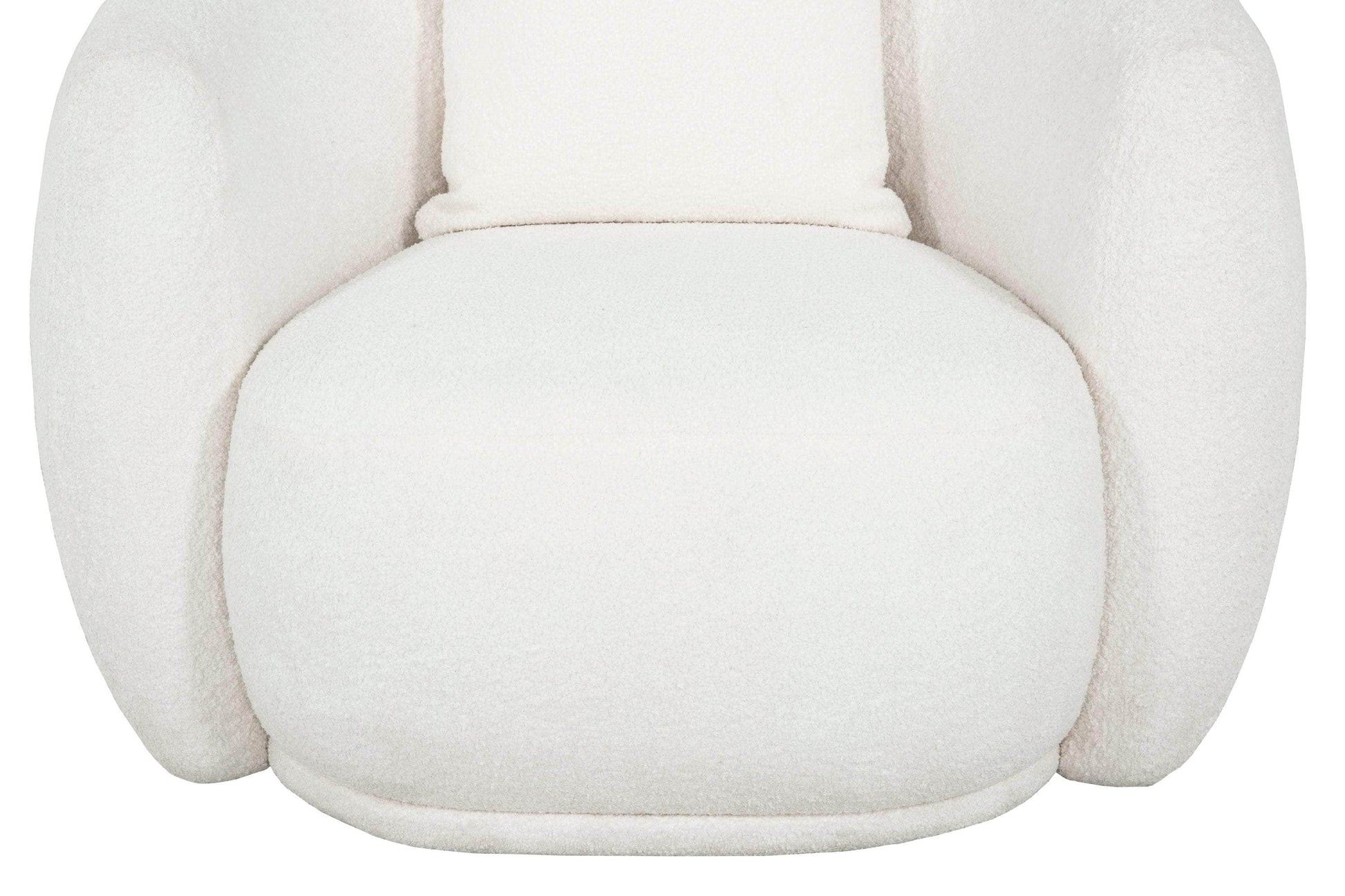 True Contemporary Chair Archibald Chair in Wolly Ivory