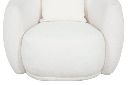 True Contemporary Chair Archibald Chair in Wolly Ivory