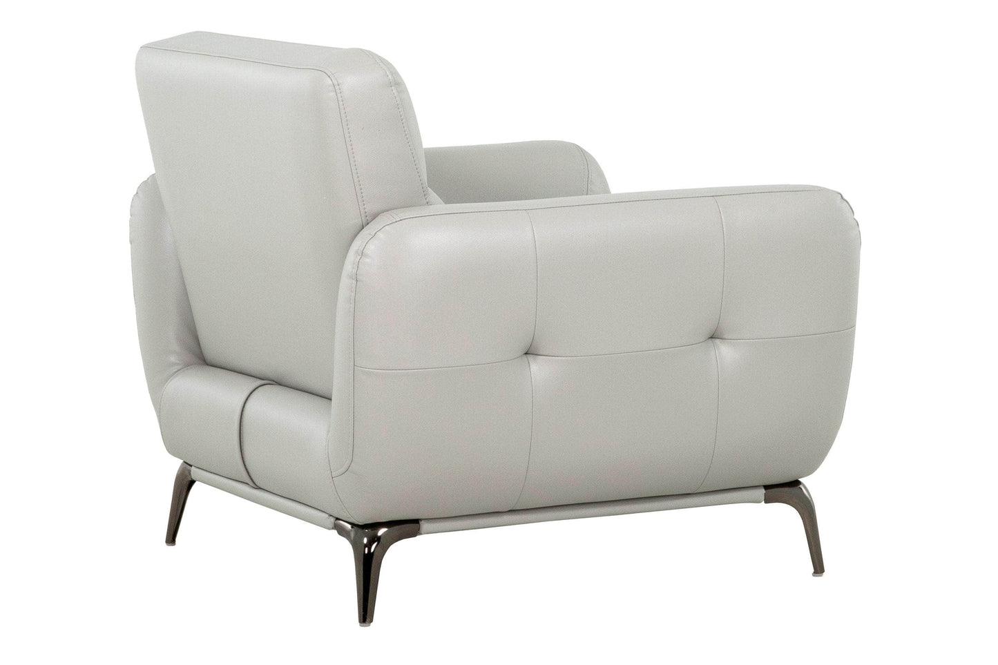 True Contemporary Chair William Tufted Faux Leather Chair - Available in 2 Colours