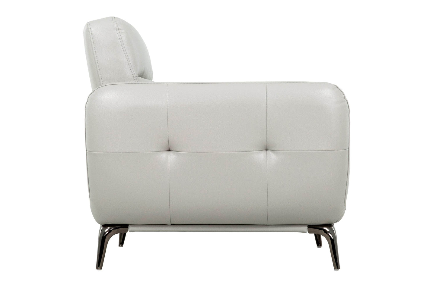 True Contemporary Chair William Tufted Faux Leather Chair - Available in 2 Colours