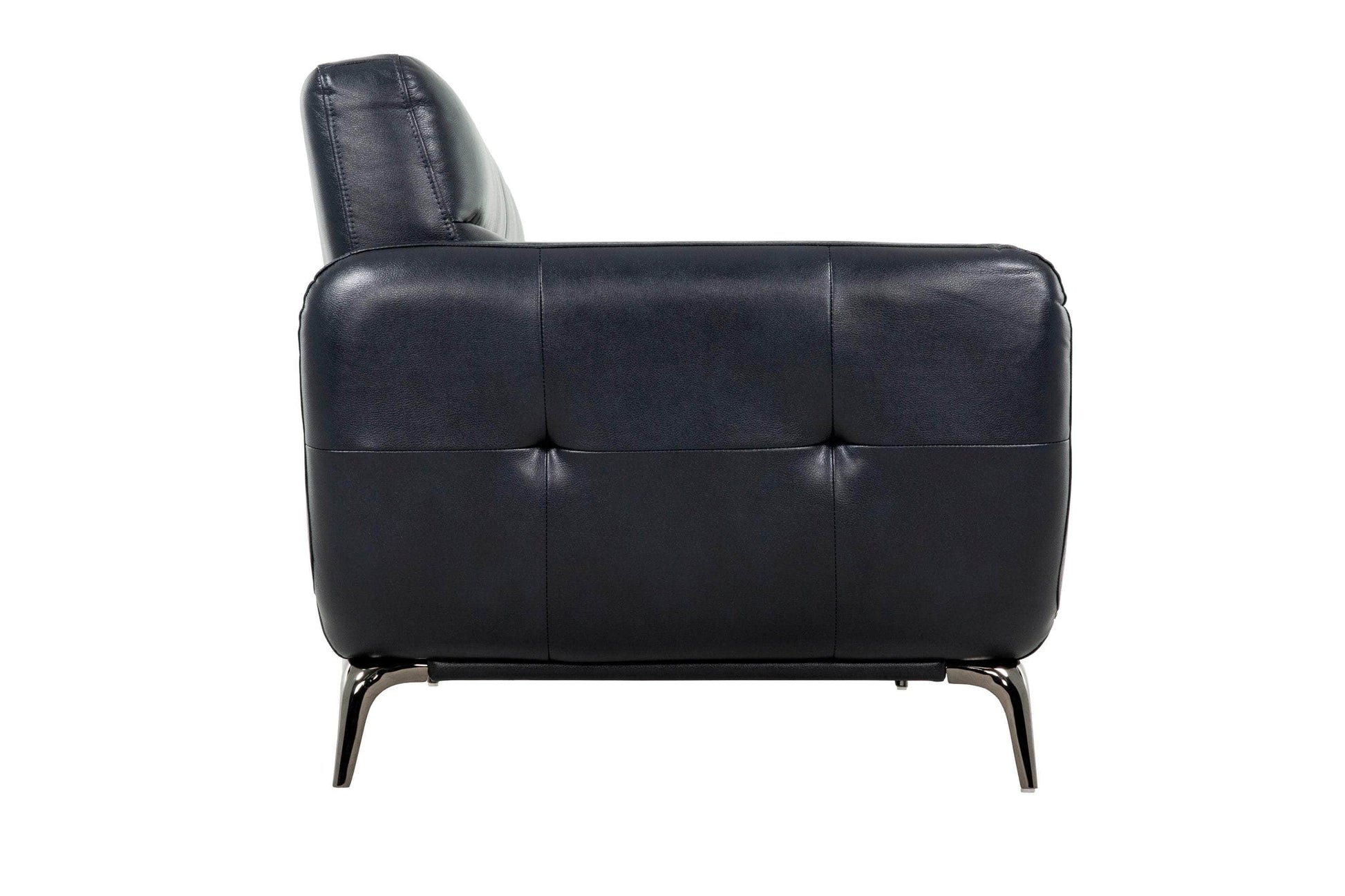 True Contemporary Loveseat William Tufted Faux Leather Loveseat - Available in 2 Colours