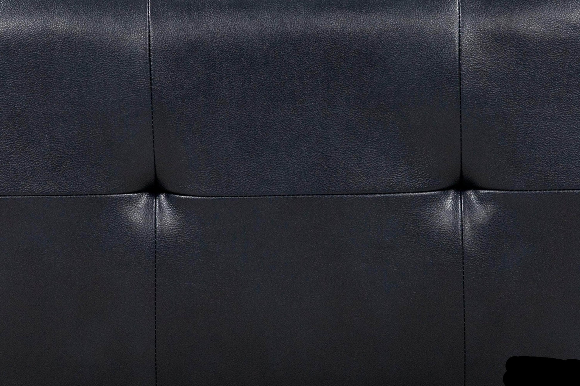 True Contemporary Loveseat William Tufted Faux Leather Loveseat - Available in 2 Colours