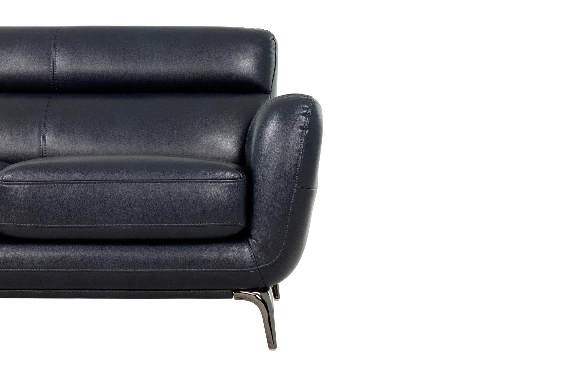 True Contemporary Loveseat William Tufted Faux Leather Loveseat - Available in 2 Colours