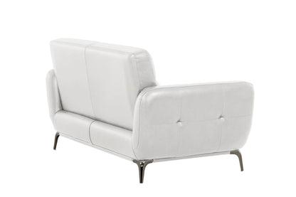 True Contemporary Loveseat William Tufted Faux Leather Loveseat - Available in 2 Colours